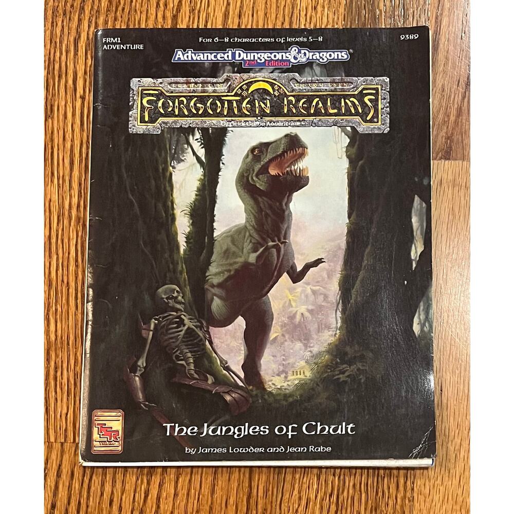 AD&D 2nd Ed Forgotten Realms The Jungles Of Chult 1993 TSR 9389 FRM1 Complete